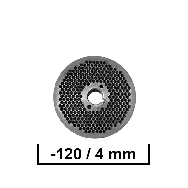 Mátrix a KL-120 takarmány granulálóhoz, Ø 4 mm-es furatokkal