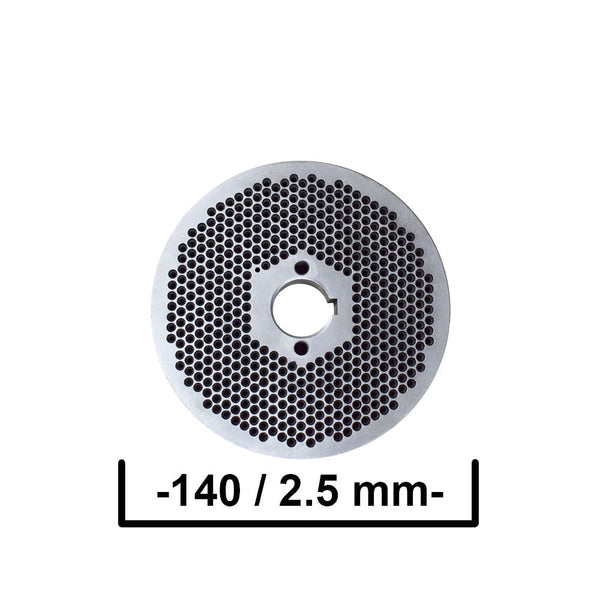 Mátrix a KL-140 takarmány granulálóhoz, Ø 2,5 mm-es furatokkal