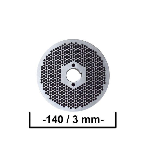 Mátrix a KL-140 takarmány granulálóhoz, Ø 3 mm-es furatokkal