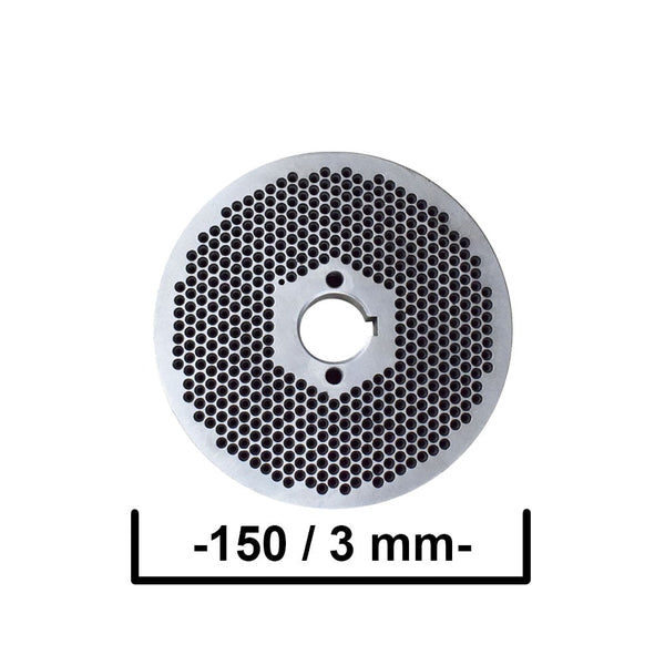 Mátrix a KL-150 takarmány granulálóhoz, Ø 3 mm-es furatokkal