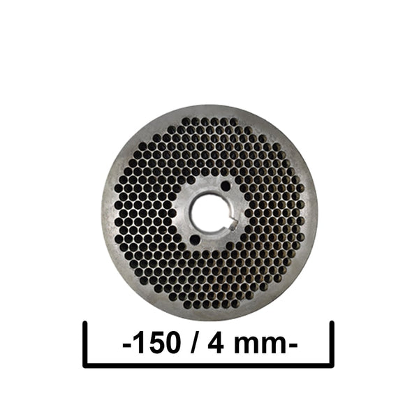 Mátrix a KL-150 takarmány granulálóhoz, Ø 4 mm-es furatokkal