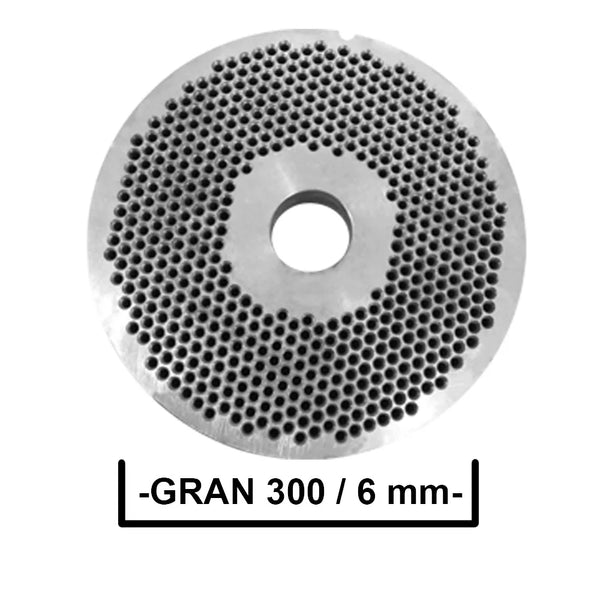 GRAND Mátrix pelletáló géphez – 300 mm / Ø 6 mm-es furatokkal