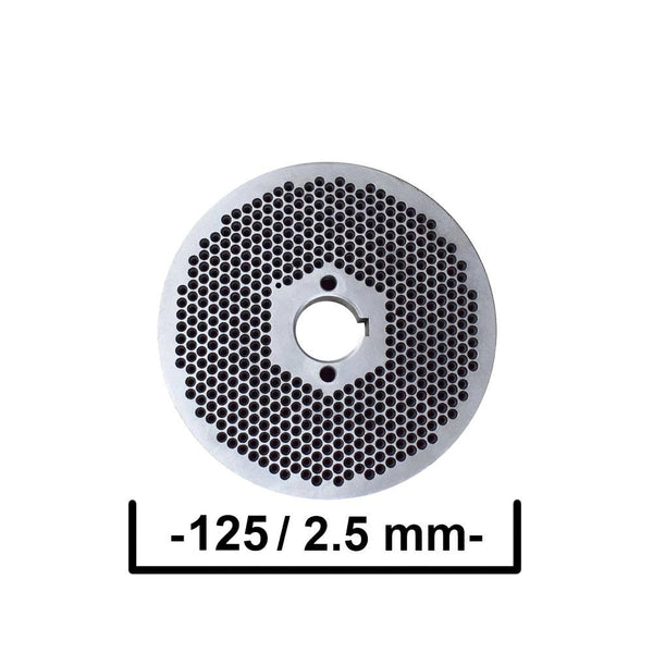 Mátrix a KL-125 takarmány granulálóhoz, Ø 2,5 mm-es furatokkal